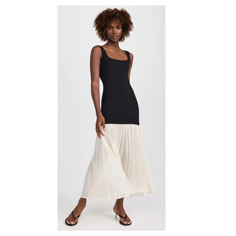 NWT PIXIE MARKET Gia Chiffon Hem Tank Dress Size Medium